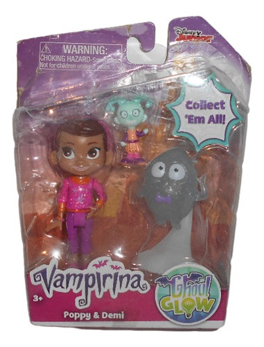 Disney Jr Vampirina Poppy Y Demi Muñeca Ghoul Glow