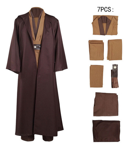 Halloween Obi-wan Kenobi Cos Caballero Jedi, 7 Uni