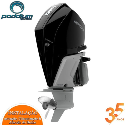 Motor De Popa Mercury 250 Hp Xl 4t 4.6 V8 + Frete Et Poddium