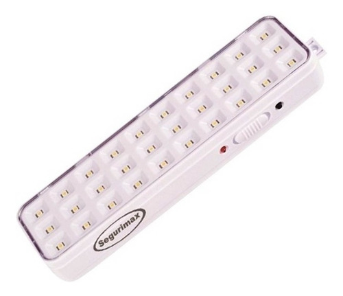 Luminária de emergência Segurimax 23596 LED com bateria recarregável 4 W 110V/240V branca