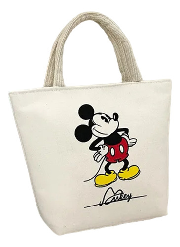 Bolso Mochila Terciada Mujer Mickey Mouse Bolsa Dama Go Color Bolsa Blanco Mickey