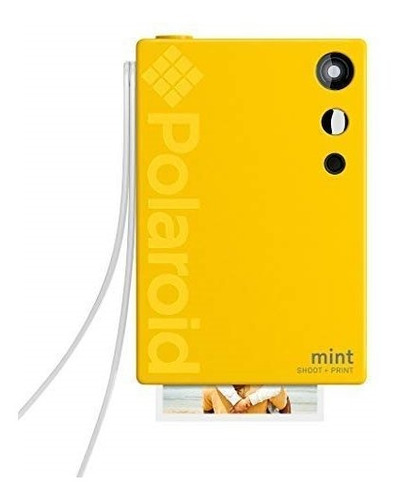 Polaroid Mint Yellow Cámara Impresora Instantánea 2 En 1