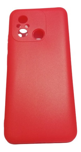 Capa Capinha Compativel Xiaomi Redmi 12c Silicone Aveludado Cor Coral