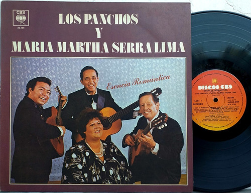 Los Panchos Y Maria Martha Serra Lima - Lp Año 1981 Boleros