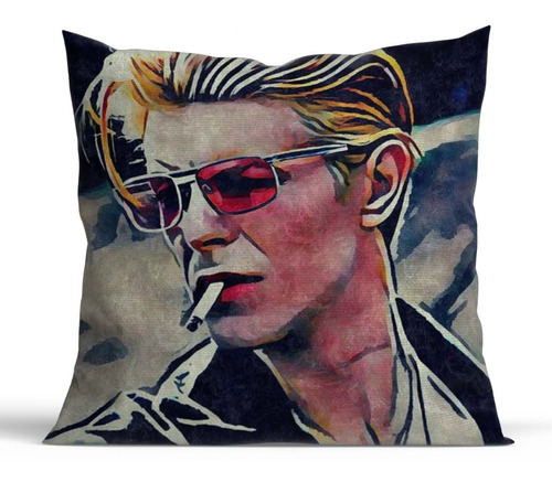 Cojín Decorativo David Bowie D5 (40cm X 40cm)