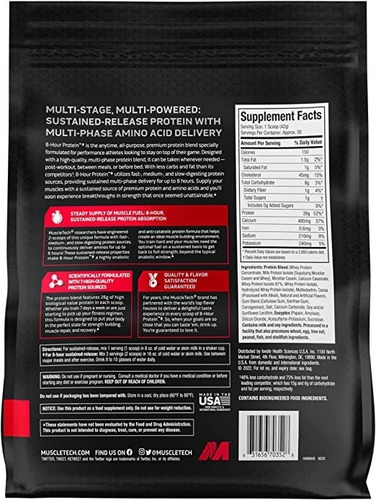 Imagen 2 de 7 de Proteina Phase8 50 Servicios De Muscletech