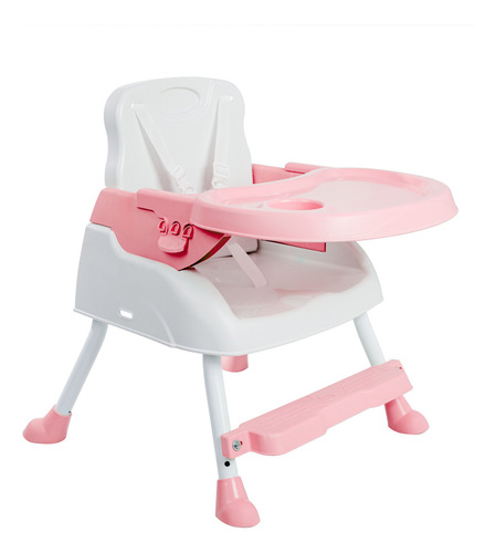 Cadeira De Alimentação Bebê Portátil 3em1 Styll Baby Segura Cor Rosa-claro Cor