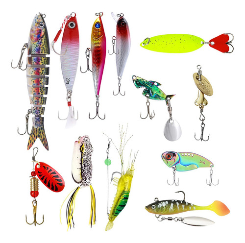 Calendario De Adviento De Pesca Juego De Señuelos De Pesca