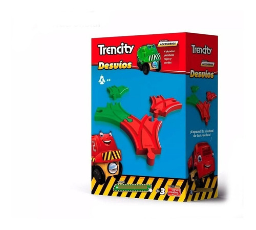 Trencity Desvios Accesorio Pista Tren Niños 