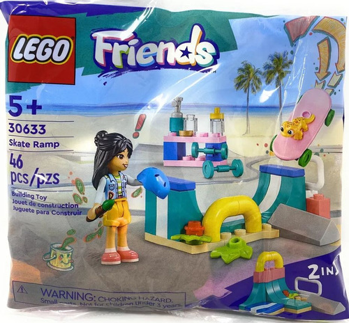 Lego Friends - Rampa De Skate - 46 Pcs - Codigo 30633