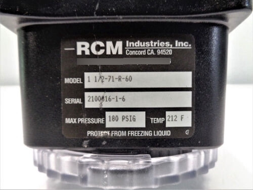 Rcm Industries .5 To 60 Gpm Flo-gage Flowmeter, Bronze, Ttv