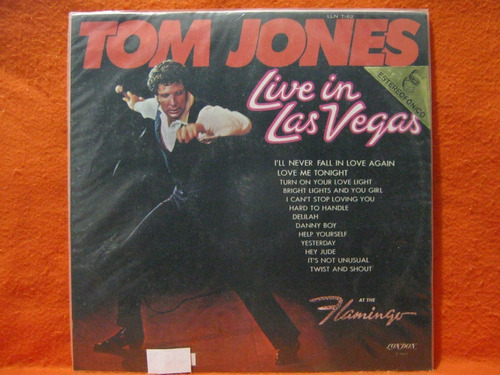 Tom Jones Live In Las Vegas - Lp Disco De Vinil