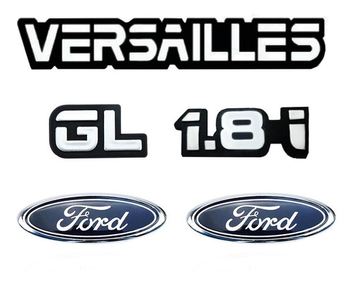 Kit Emblema Ford Versailles  Gl 1.8i+ Ford Grade Mala +brind