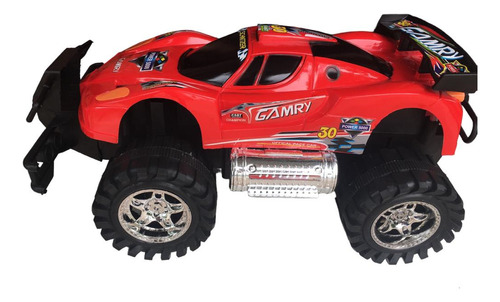  Camioneta 4 X 4 Friccion Modelo Gigante 47 Cm -negra O Roja