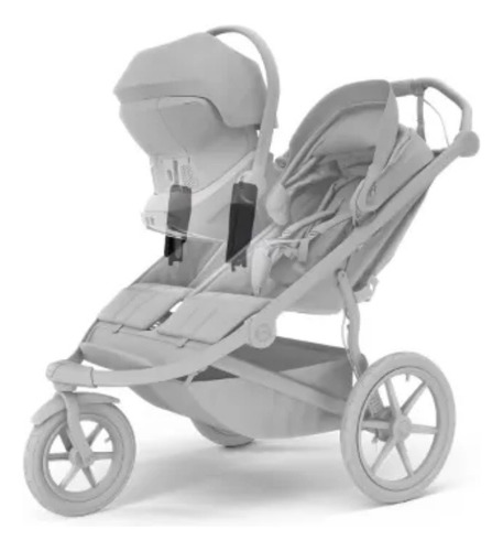 Carrinho De Bebê Thule Urban Glide 3 Double P/ 2 Bebês Preto