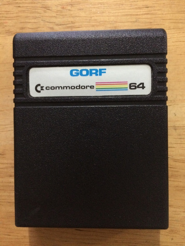 Juego En Cartucho Para Commodore 64 Gorf 1983 Bally Midway