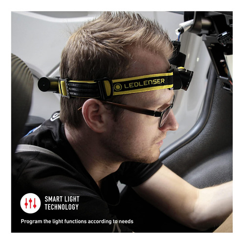 Ledlenser, Ih8r Cosco Recargable Con Luz Trasera, Led De 600