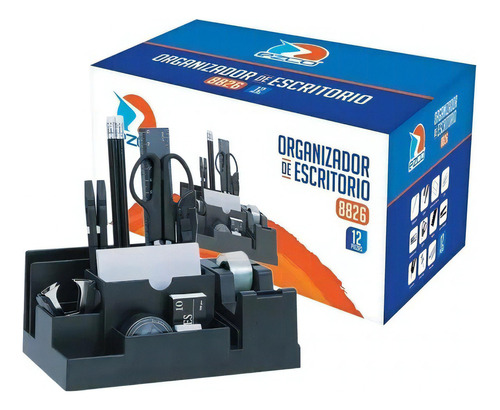 Organizador De Escritorio Ezco 12 Piezas 8826