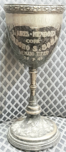 Antiguo Trofeo Copa Buenos Aires Mendoza 1941 Venado Tuerto