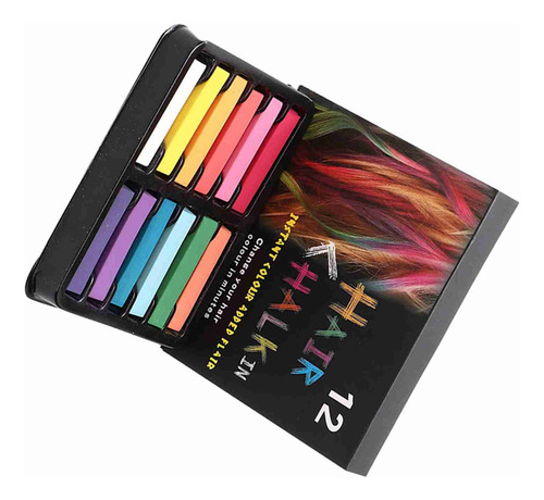 Colorear De Cabello Desechable Tiza Temporal Tinte Cabello