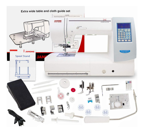 Janome Memory Craft Horizon Qcp Edición Especial Con Paque. Color Blanco