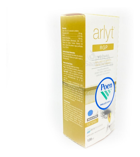 Arlyt Rgp Multiuso P/ Lentes Contacto Rigidas Gas Permeable