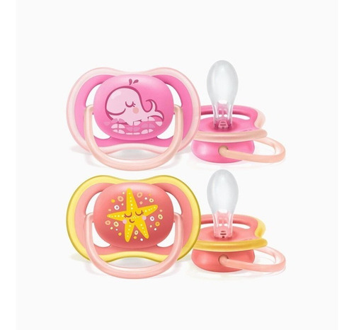 Pack 2 Chupetes Avent Ultra Air Nenes Nenas