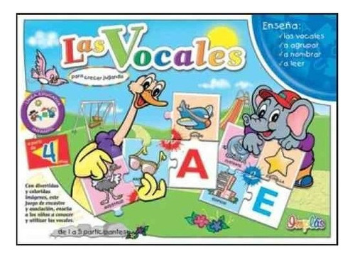 Las Vocales Juego Didactico Implas Cod  330