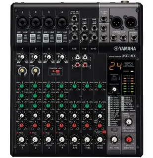Mezcladora Yamaha Mg10xcv Multicolor, 10 Canales Con Efectos