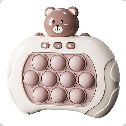 Pop It Electronic con sonido educativo antiestrés con el color de un oso