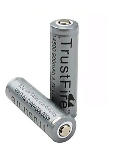 2 X Baterias Recargable Trustfire 14500, 900mah Reales+