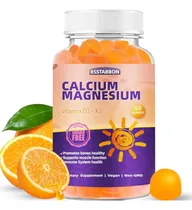 Comprar Gomitas De Calcio Y Magnesio De 600 Mg De Calcio, 420 Mg De Complejo De Magnesio, Con Vitamina D3+k2, Suplemento De Alta Absorcin, A Inmunolgico Sin