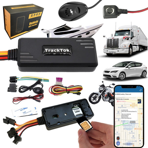 Rastreador Localizador Gps Tracker Gt06 Pro 4g Stopcar + Mic