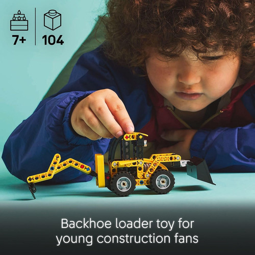 Juguete De Construcción Con Retroexcavadora Lego Technic - B
