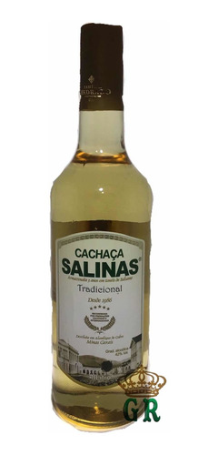 Cachaça Salinas Tradicional 1000 Ml/ #pinga, Aguardente,top