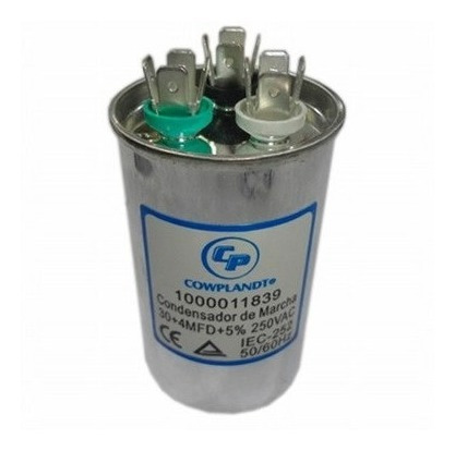 Capacitor 30+4mfd 250v Redondo