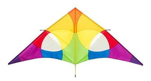 Hq Kites And Designs 10642030 Delta Rainbow Kite, 3m