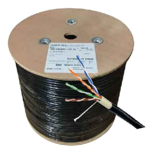 Cable Utp Para Exterior Cat 5e Cat6 Rollo 305m Cobre