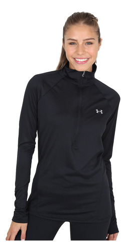 Buzo Under Armour Tech 1/2 Zip-solid En Negro | Stock Center