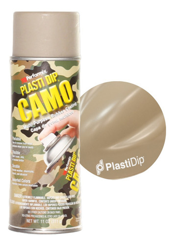 Pintura Aerosol Arena Militar Vinilo Removible Plastidip Acabado Satinado Color Arena- camo tan