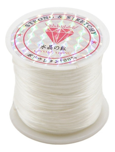 Hilo Elastico Para Pulsera 0.6 Mm , Cono De 100mts C/u Aprox