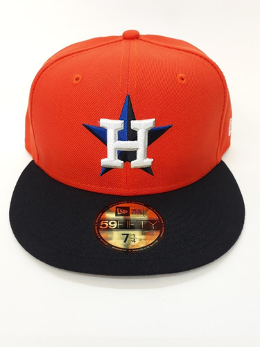 Gorra New Era Original Astros Naranja/azul Varias Medidas