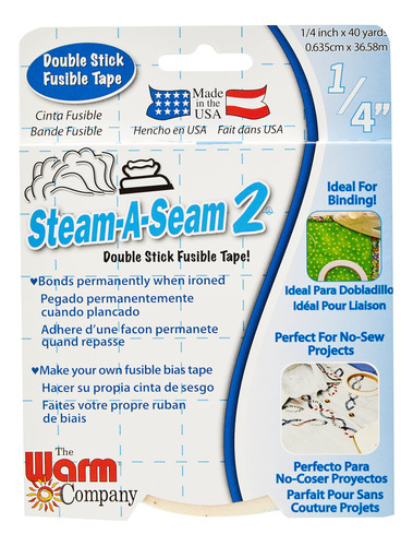 Company Steam-a-seam 2 Doble Stick Tela Fusible 1 4 X 40