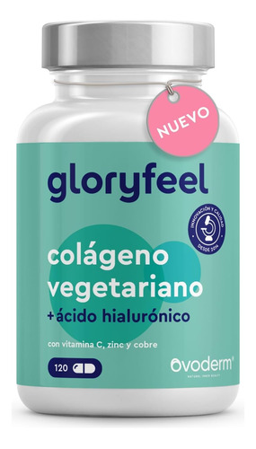 Colageno Vegetariano Acido Hialuronico Cobre Zinc Gloryfeel