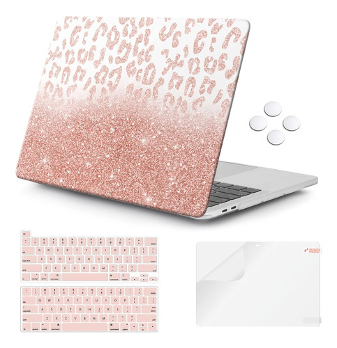 Funda Compatible Con Macbook Pro 13 Pulgadas Rosa