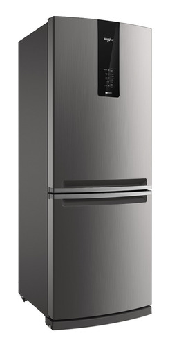 Heladera no frost Whirlpool WRE57AKDWC inox con freezer 443L 220V