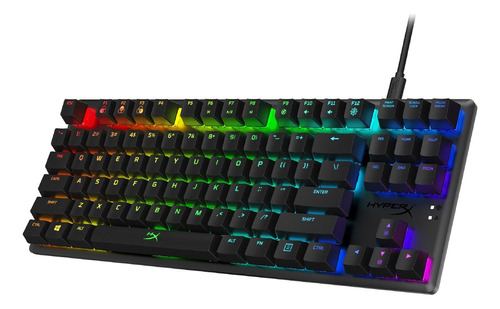 Teclado Hyperx Alloy Origins Core Switch Hx Aqua Ingles 