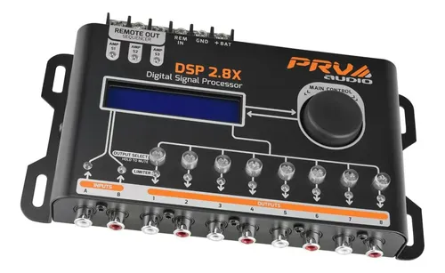 comprar Prv Audio Car Audio Dsp 2.8x Crossover Digital Y Ecuali...