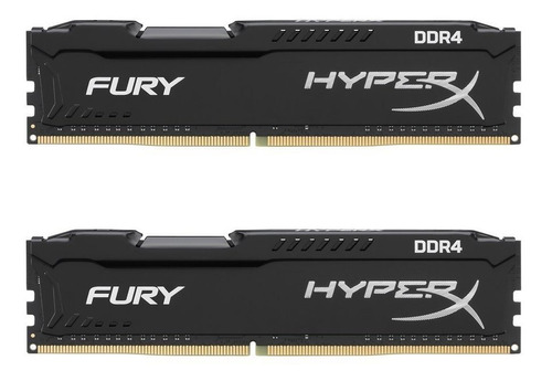 Kingston Tecnologia Hyperx Fury Negro 32 Gb 2666mhz Ddr4