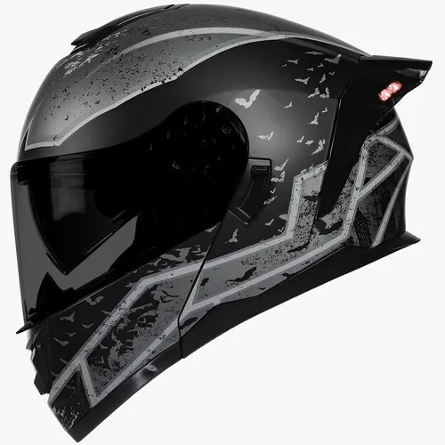 Casco para moto batman mercadolibre hot sale
